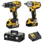 DeWalt DCK2077P2T, Set akumulatorskog alata, aku bušilica DCD791 + aku udarni odvrtač DCF894, 18V 2x5.0Ah (DCK2077P2T)