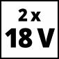 Einhell 2x 3.0Ah & 30min PXC Starter kit (EN 4512098)