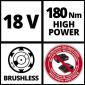 Einhell TE-CI 18 Li BL Solo Akumatorska udarna bušilica (EN 4510030)