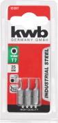  KWB 49121207 3 bita 25 mm Torks 7 industrijski čelik (KWB 49121207)