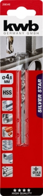  KWB 49206548 Silverstar burgija za metal 4.8, DIN 338, brušene (KWB 49206548)