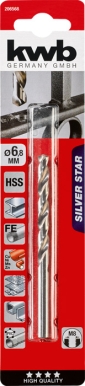  KWB 49206568 Silverstar burgija za metal 6.8, DIN 338, brušene (KWB 49206568)