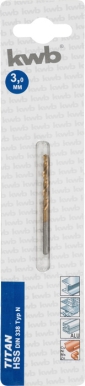  KWB 49237330 TitanIUM HSS-G TIN Twist burgija 3,0 mm (KWB 49237330)