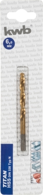  KWB 49237360 TitanIUM HSS-G TIN Twist burgija 6,0 mm (KWB 49237360)