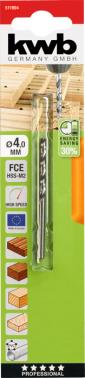  KWB 49511904 HSS-M2 burgija za tvrdo drvo 4, FCE, Energy Saving (KWB 49511904)