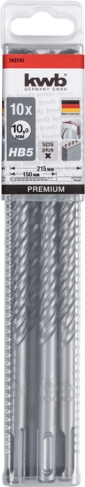  KWB 49242210 10 burgija SDS-Plus 10,0 x 215 HB5 za beton (KWB 49242210)