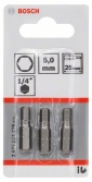 Bit odvrtača ekstra-tvrdi Bosch 2607001726, HEX 5, 25 mm (2607001726)