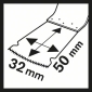 BIM list testere za uranjanje AIZ 32 APB Wood and Metal Bosch 2608661629, 50 x 32 mm (2608661629)