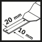 BIM list testere za uranjanje AIZ 10 AB Wood and Metal Bosch 2608661641, 10 x 20 mm (2608661641)