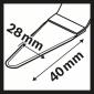 HCS univerzalni sekač utora AIZ 28 SC Bosch 2608661691, 28 x 40 mm (2608661691)