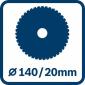 Bosch GKT 18V-52 GC Akumulatorski uranjajući cirkular + L-Boxx 238 (06016B4000)