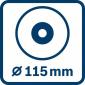 Bosch GWS 18V-10 Akumulatorska ugaona brusilica, 115mm (06019J4000)