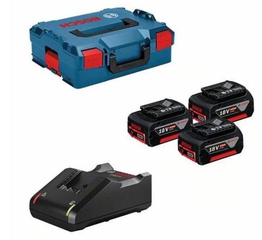 Bosch 3x GBA 18V 5.0 Ah + GAL 18V-40 Set alata (0615990L3T)