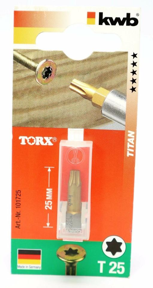 KWB 49101725 TITAN nastavak za odvijač TORX T25, SB (KWB 49101725)