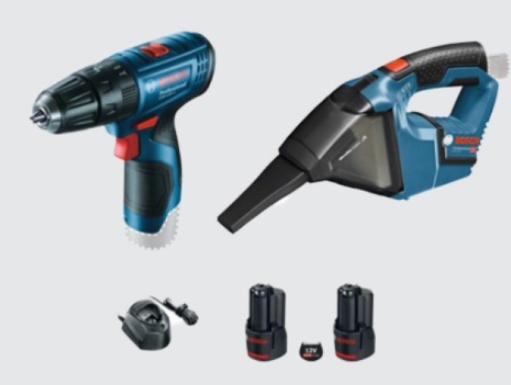 Bosch GSB 120 LI + GAS 12V Set akumulatorskih alata (0615990M45)