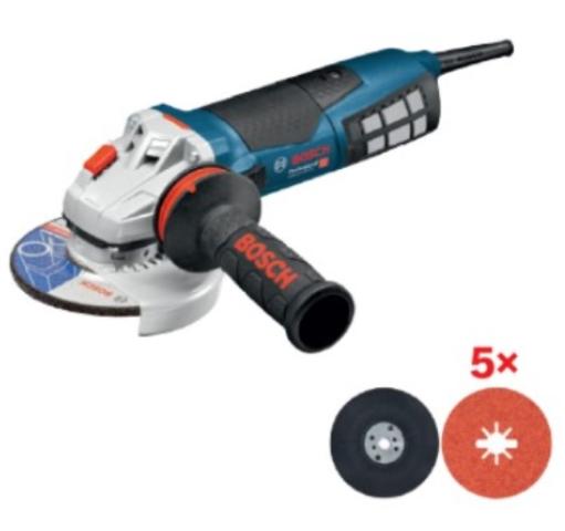 Bosch GWS 19-125 CIE Ugaona brusilica + 5x X-Lock Prisma (0615990M35)