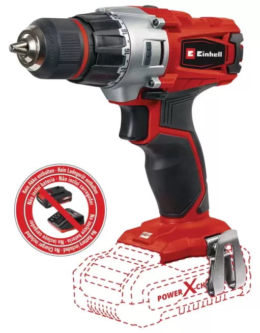 Einhell TE-CD 18/2 Li-Solo Akumulatorska bušilica, 18V, bez baterija i punjača (EN 4513833)
