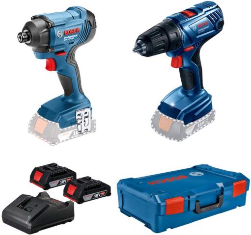 Bosch Set akumulatorskog alata GSR 180-LI + GDR 18V-160, 18V, 2x2,0 Ah, 0615990M8J (0615990M8J)