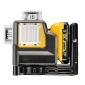 DeWalt DCE089D1G laser linijski, zeleni zrak, 3x360°, 12V (DCE089D1G)