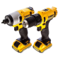 DeWalt DCK211D2T Akumulatorska bušilica-odvijač i udarni odvrtač, 12V, 2x2.0Ah (DCK211D2T)