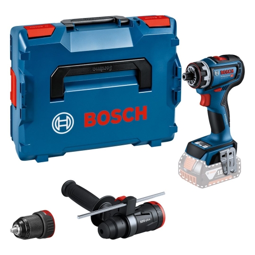 Bosch GSR 18V-90 FC Akumulatorska bušilica/odvrtač + 2 FC nastavka u L-Boxx koferu, Solo 06019K6204 (06019K6204)