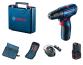 Bosch GSR 120 li akumulatorska bušilica-odvrtač 2x2.0Ah, 06019G8002 + 21-delni set