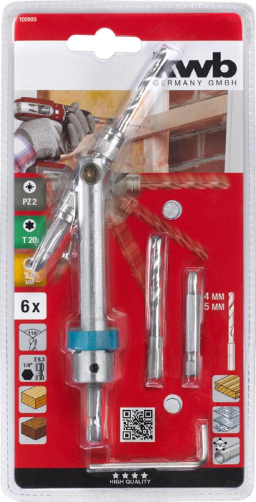  KWB 49100900 držač bitova koji se okreće, set od 6 delova (KWB 49100900)