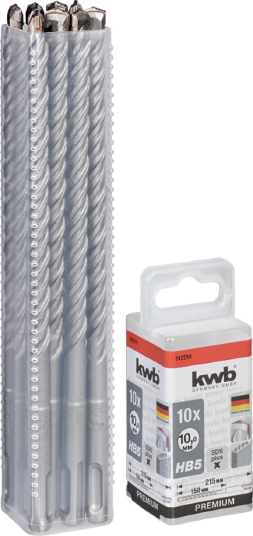  KWB 49242210 10 burgija SDS-Plus 10,0 x 215 HB5 za beton (KWB 49242210)