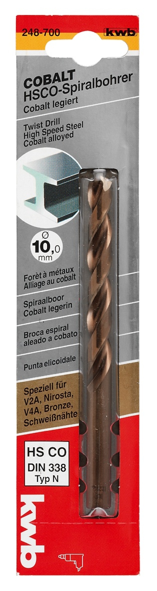  KWB 49248633 HSS Cobalt burgija za metal 3.3, DIN 338 (KWB 49248633)