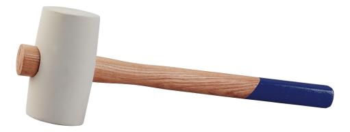  KWB 49445020 Gumeni čekić 60mm, beli | DIN 5121, sa drvenom drškom (KWB 49445020)