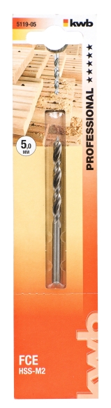  KWB 49511905 HSS-M2 burgija za tvrdo drvo 5, FCE, Energy Saving