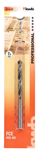  KWB 49511907 HSS-M2 burgija za tvrdo drvo 7, FCE, Energy Saving