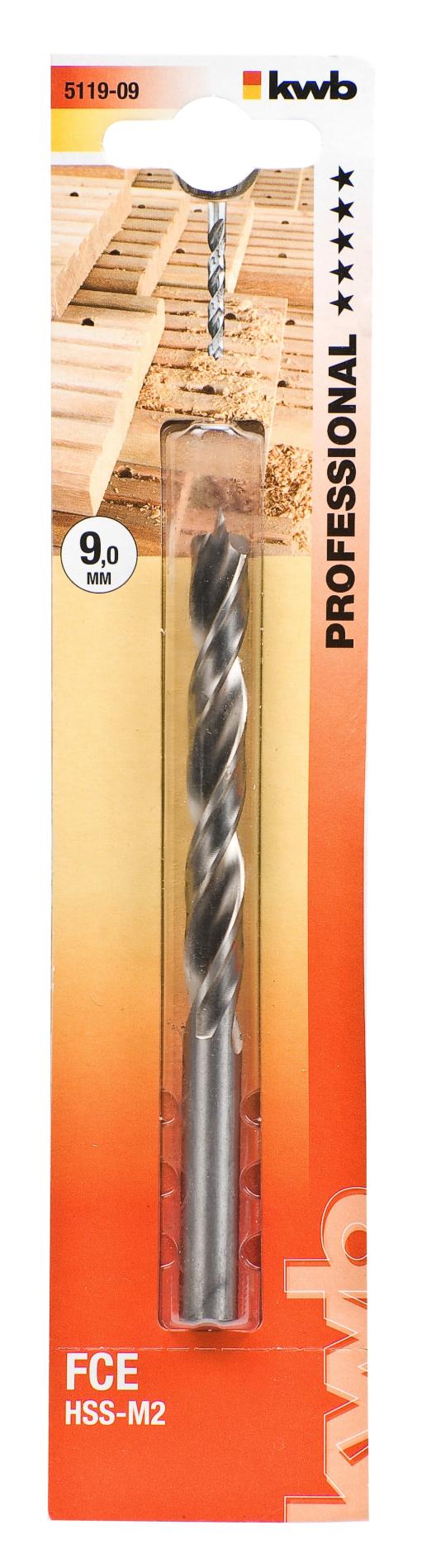  KWB 49511909 HSS-M2 burgija za tvrdo drvo 9, FCE, Energy Saving (KWB 49511909)
