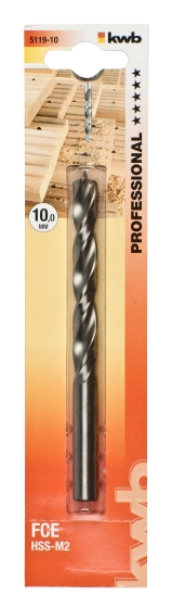  KWB 49511910 HSS-M2 burgija za tvrdo drvo10, FCE, Energy Saving