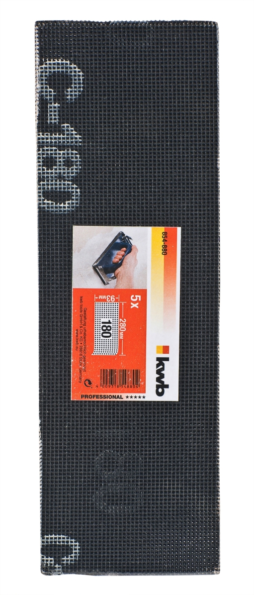  KWB 49854820 Brusni papir 93x280 GR120 5/1 | mrežasti, za gipskarton/boju/rđu (KWB 49854820)