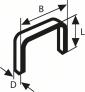 Spajalica od pljosnate žice tip 57 Bosch 2609200231, 10,6 x 1,25 x 10 mm (2609200231)