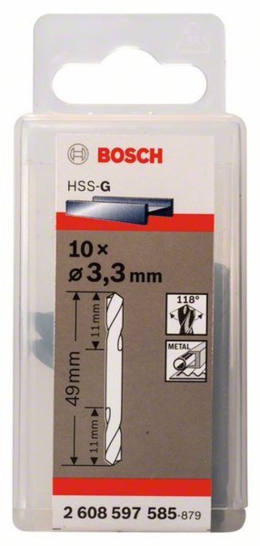 Dvostrana burgija Bosch 2608597585, 3,3 x 11 x 49 mm (2608597585)