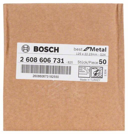 Brusni fiber disk R574, Best for Metal Bosch 2608606731, Prečnik 125 mm; granulacija 24 (2608606731)
