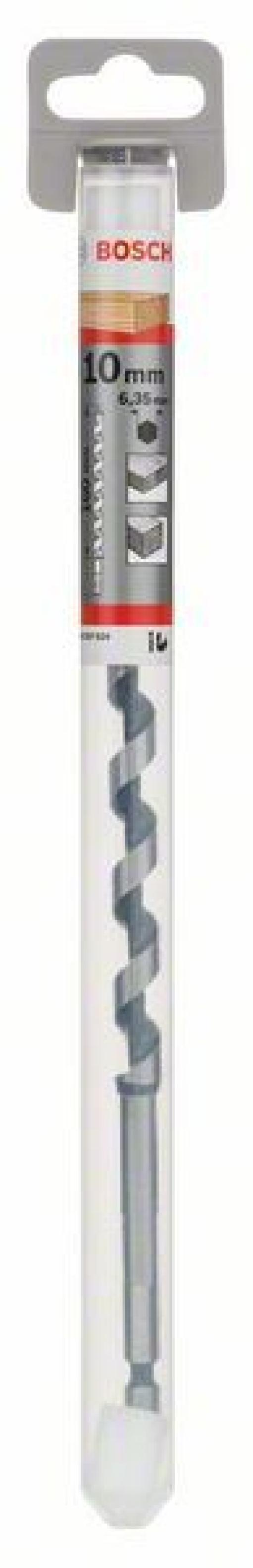 Vijugava burgija za drvo, šestostrano Bosch 2608597624, 10 x 170 x 235 mm, d 6,35 mm (2608597624)