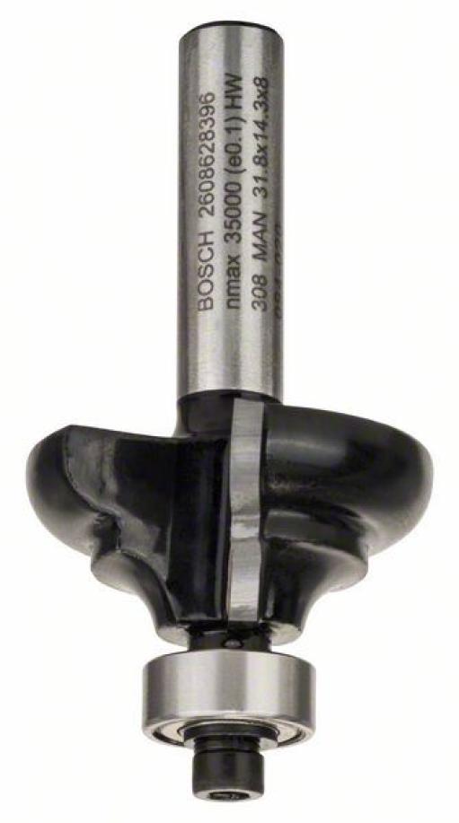 Profilno glodalo C Bosch 2608628396, 8 mm, R1 4,8 mm, B 9,5 mm, L 14 mm, G 57 mm (2608628396)