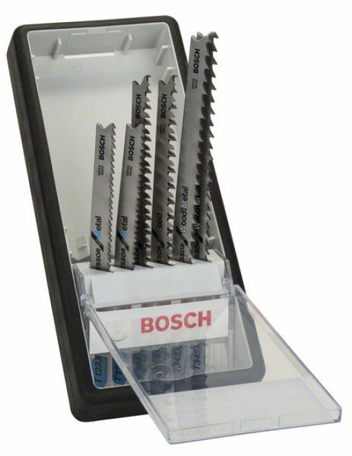 6-delni Robust Line set listova ubodne testere Progressor T-prihvat Bosch 2607010531, T 123 X (2x); T 234 X (2x); T 345 XF (2x) (2607010531)