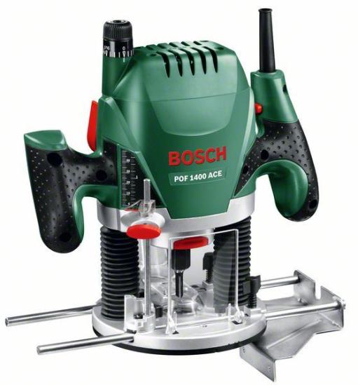 Bosch POF 1400 ACE glodalica za drvo + set glodala 6 komada, 1.400W (060326C801)