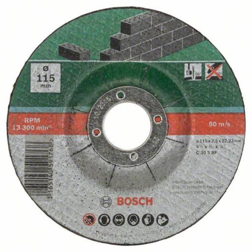 Bosch 2609256334, 5-delni set reznih ploča ispupčenih za kamen (2609256334)