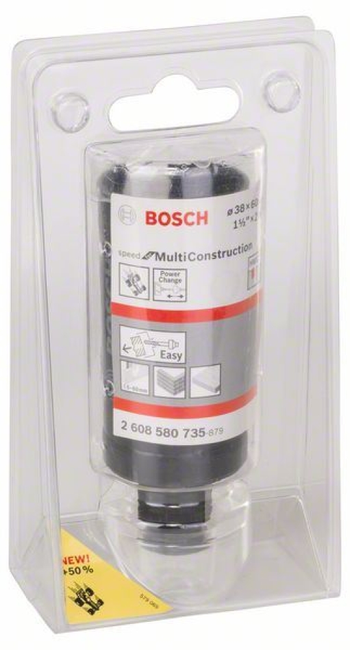 Testera za otvore Speed for Multi Construction Bosch 2608580735, 38 mm, 1 1/2