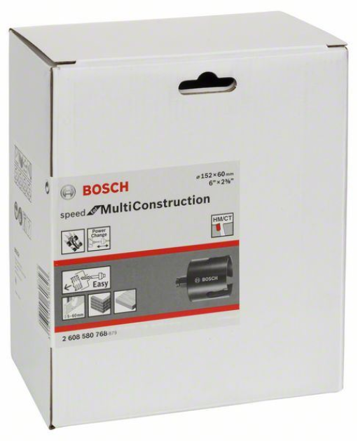 Testera za otvore Speed for Multi Construction Bosch 2608580768, 152 mm, 6