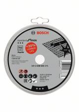 Rezna ploča ravna 10 komada Standard for Inox - Rapido Bosch 2608603255, WA 60 T BF, 125 mm, 22,23 mm, 1,0 mm