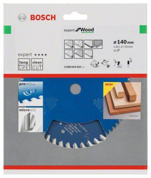 List kružne testere Expert for Wood Bosch 2608644010, 140 x 20 x 1,8 mm, 42 (2608644010)