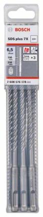 Hamer burgija SDS plus-7X Bosch 2608576178, 6,5 x 150 x 215 mm, 1 komad (2608576178.)