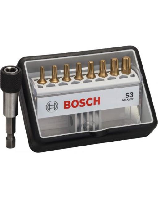 Bosch 8+1-delni set Robust Line bitova odvrtača S Max Grip 25 mm, 8+1-delni - 2607002576 (2607002576)