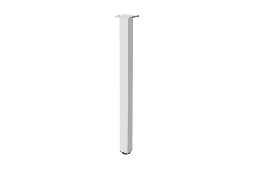 GTV Kvadratna aluminijumska Noga za sto sa podesivom stopom, 60X60X710, NM-60R710-05 (NM-60R710-05)